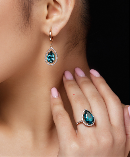 Diamond Slider Earrings